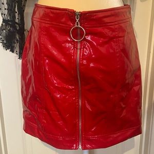 Brand new red Forever 21 skirt